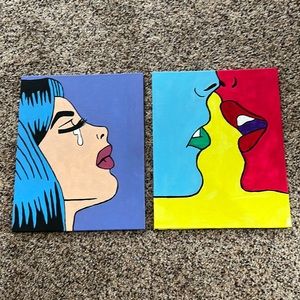 2 Canvas paintings